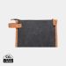 VINGA Bosler GRS recycled canvas toiletry bag black