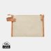 VINGA Bosler GRS recycled canvas toiletry bag Beige
