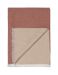 Venice throw White/rusty red
