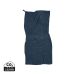 VINGA GRS RPET active dry towel 140 x 70cm blue