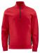 2128 SWEATSHIRT, HALF ZIP Red