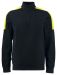 2128 SWEATSHIRT, HALF ZIP Black/Yellow