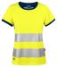 6012 T-SHIRT WOMEN'S EN ISO 20471 CLASS 2/1 Yellow/Navy