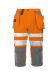 6510 PIRATE PANTS EN ISO 20471 CLASS 2 Orange/Grey