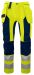 6513 WAISTPANTS EN ISO 20471 CLASS 2/1 Yellow/Navy