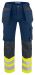 6530 WAISTPANTS EN ISO 20471 CLASS 1 Yellow/Navy