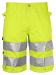 6536 SHORTS EN ISO 20471 CLASS 2/1 Yellow/Black