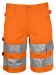 6536 SHORTS EN ISO 20471 CLASS 2/1 Orange/Black