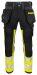 6540 WAISTPANT EN ISO 20471 CLASS 1 Yellow/Black