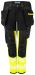 6543 WAISTPANTS WOMEN´S EN ISO 20471 CLASS 1 yellow/black