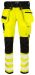 6573 WAISTPANT STRETCH EN ISO 20471 CLASS 2 yellow/black