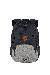Backpack Melange marine grey