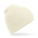 Organic cotton fine knit beanie Sand