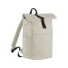 Premium Recycled Roll Top Backpack Natural Stone