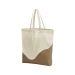 Organic Cotton Wave Print Maxi Tote Natural/Caramel