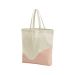 Organic Cotton Wave Print Maxi Tote Natural/Peach