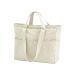 Double Handle Cargo Pocket Tote Natural