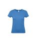 Women T-shirt Hashtag E150 Azure