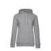 QUEEN Hooded /women Heather Grey