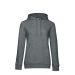 QUEEN Hooded /women Heather Mid Grey