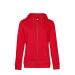 QUEEN Zipped Hood /women Red