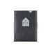 EXENTRI wallet/card holder in leather with RFID protection blue 