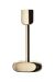 Iittala Nappula Candleholder white 183 mm Brass
