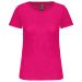 Ladies' Bio150IC Crew Neck T-Shirt Fuchsia