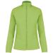 Maureen - Ladies' Full Zip Microfleece Jacket Lime