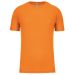 Men's Short Sleeve Sports T-shirt Orange