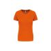 Ladies Short Sleeve Sports T-shirt Orange