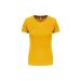 Ladies Short Sleeve Sports T-shirt True Yellow