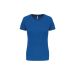Ladies Short Sleeve Sports T-shirt Sporty Royal Blue