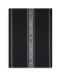 Icons Cotton Jacquard Star Kitchen Towel Black/White