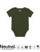 Neutral Babies Short Sleeve Bodystocking Military