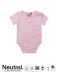Neutral Babies Short Sleeve Bodystocking Light Pink