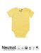 Neutral Babies Short Sleeve Bodystocking Dusty Yellow