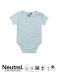 Neutral Babies Short Sleeve Bodystocking Light Blue
