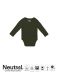 Neutral Babies Long Sleeve Bodystocking Military