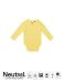 Neutral Babies Long Sleeve Bodystocking Dusty Yellow