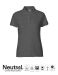 Neutral Ladies Classic Polo Dark Heather
