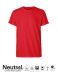 Neutral Mens Roll Up Sleeve T-shirt Red