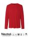 Neutral Mens Long Sleeve T-shirt Red
