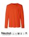 Neutral Mens Long Sleeve T-shirt Orange