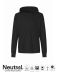 Neutral Unisex Jersey Hoodie w. Zip Black