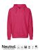 Neutral Mens Hoodie w. Zip Pink