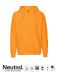 Neutral Mens Hoodie w. Zip Okay Orange