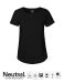 Neutral Ladies Roll Up Sleeve T-shirt Black