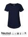 Neutral Ladies Roll Up Sleeve T-shirt Navy
