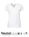 Neutral Ladies V-neck T-shirt White